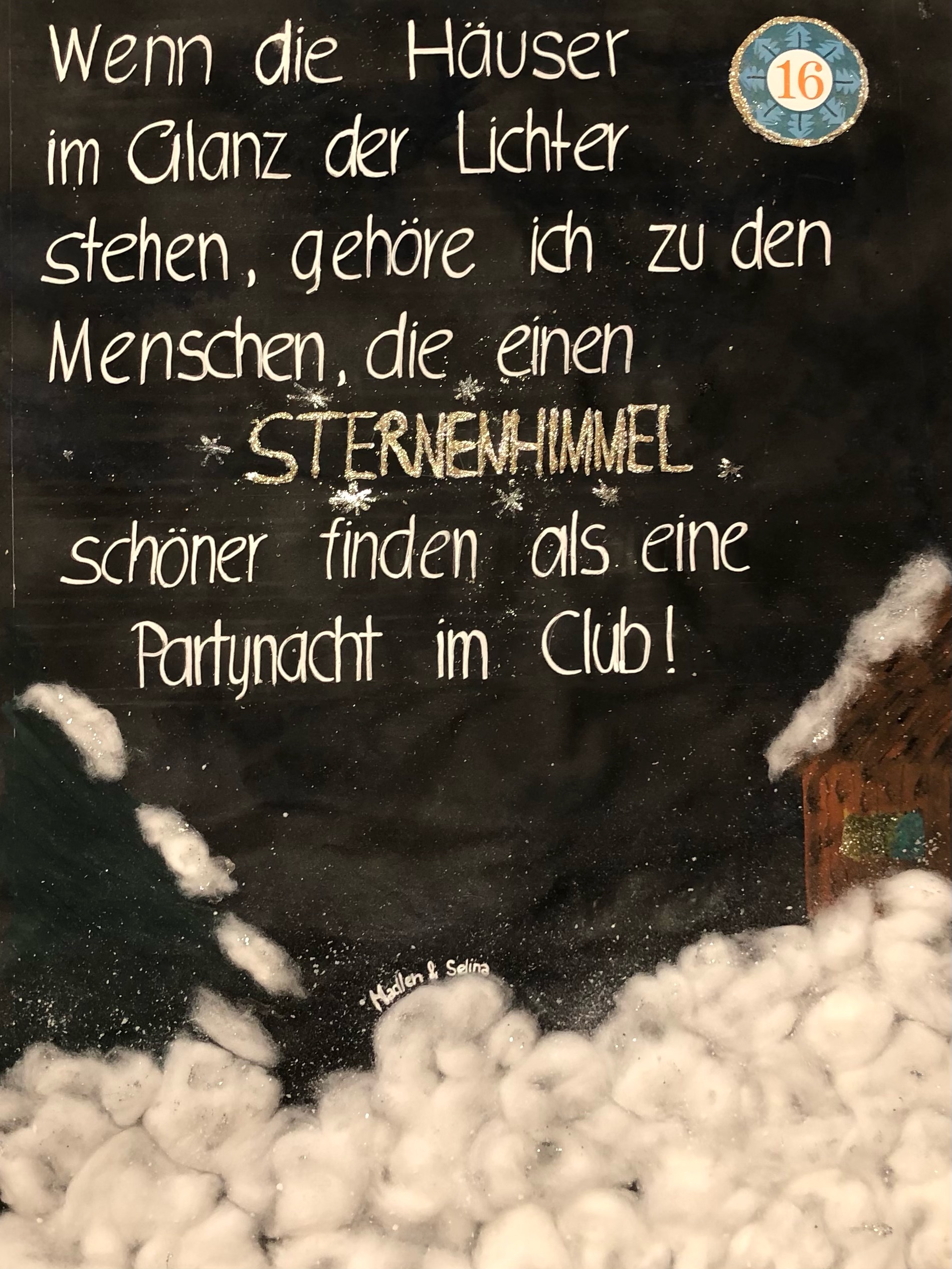 Beispiel fr ein Adventskalenderblatt aus dem Jahr 2021